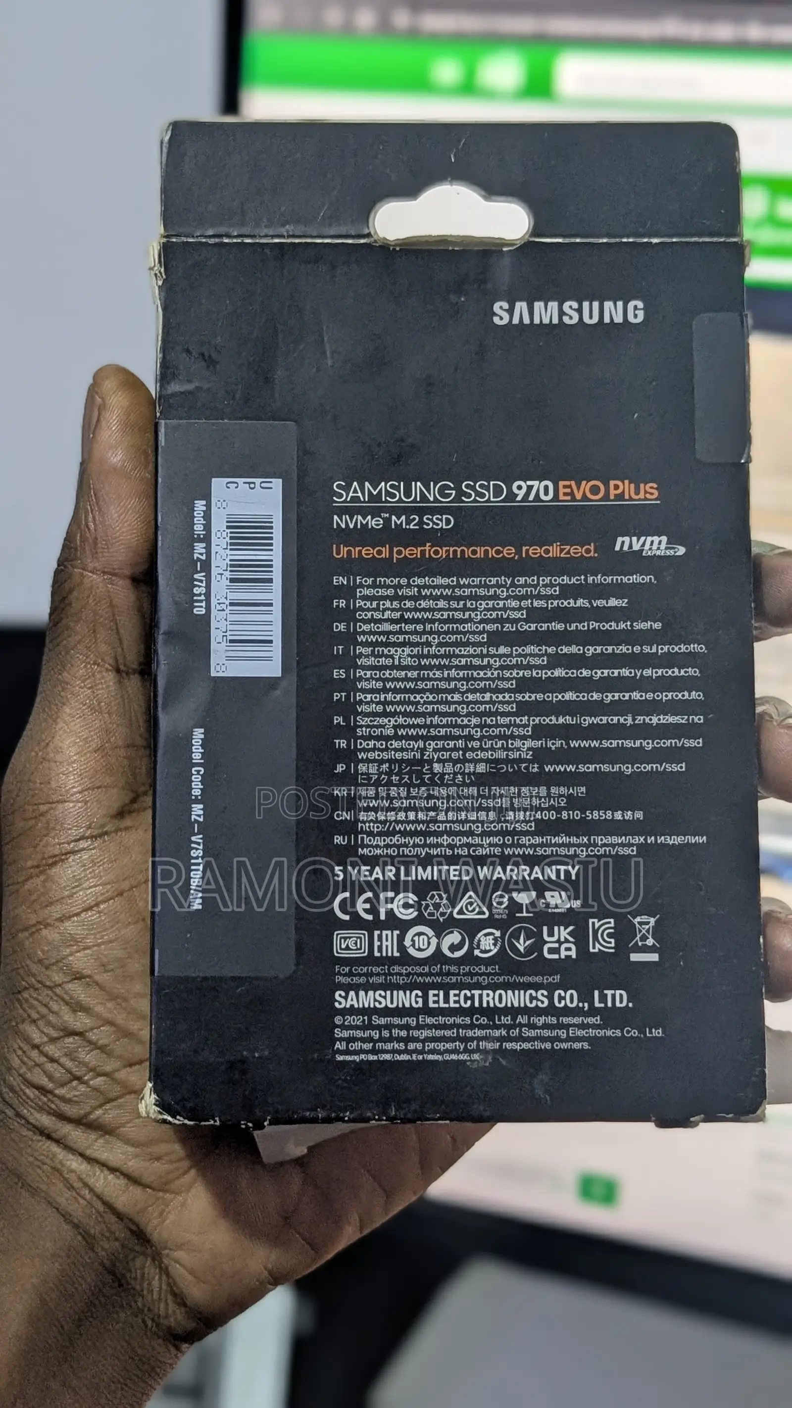 Samsung 970 Evo Plus 1tb Nvme SSD + Enclosure