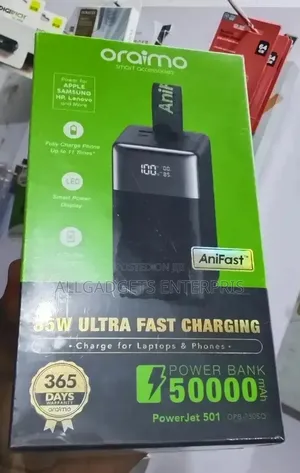 Oraimo Power Jet 501 Power 50,000mah 85watt