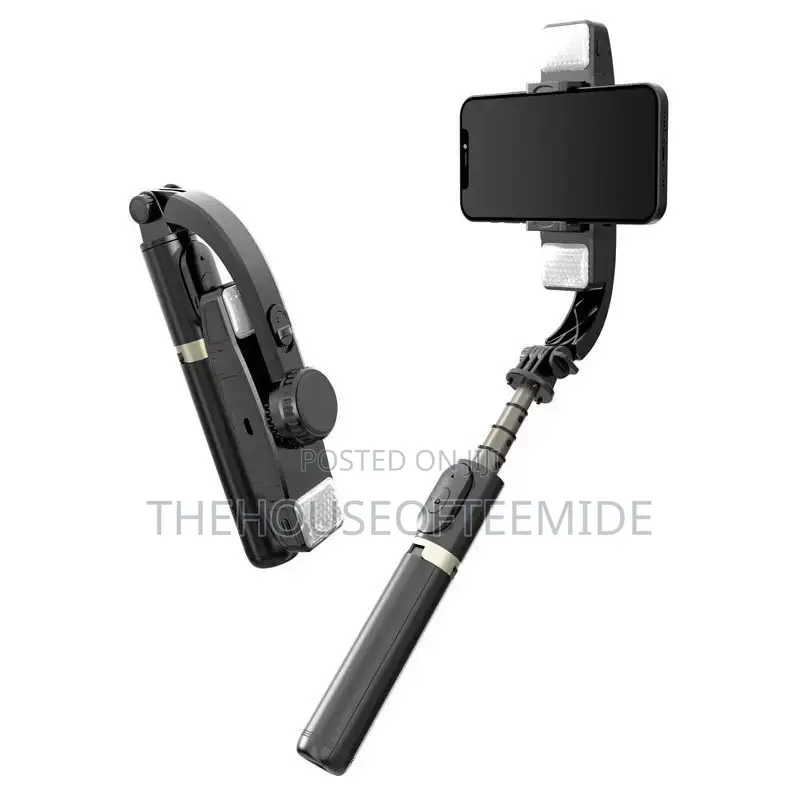 Long Selfie Stick With Two Mini Light