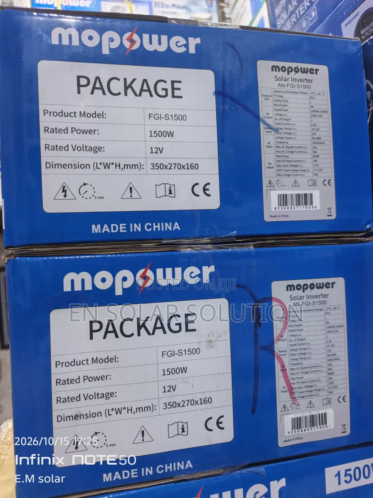 1.5kva/12v Hybrid Inverter Available