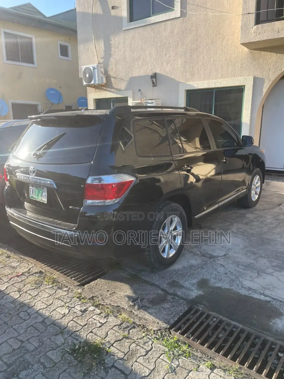 Toyota Highlander Limited 2012 Black