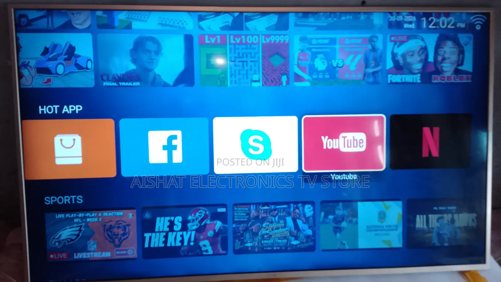 Polystar 55 Inches Smart TV 4k