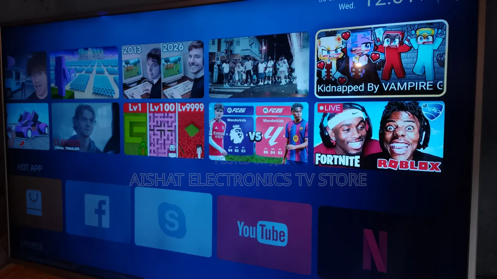 Polystar 55 Inches Smart TV 4k