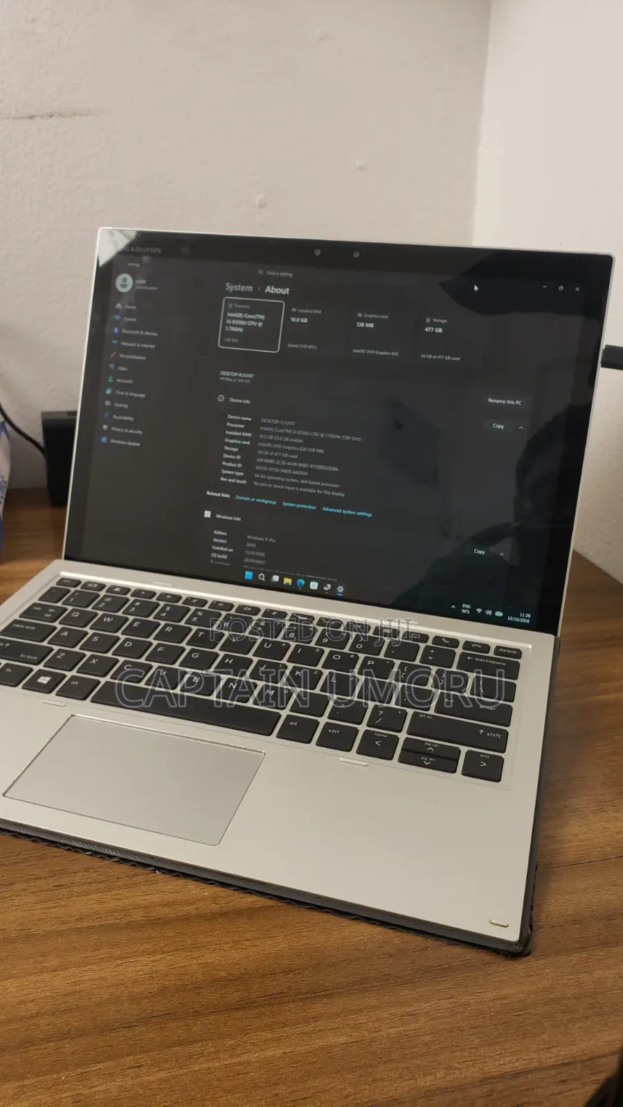 Laptop HP Elite x2 1013 G3 16GB Intel Core i5 SSD 512GB