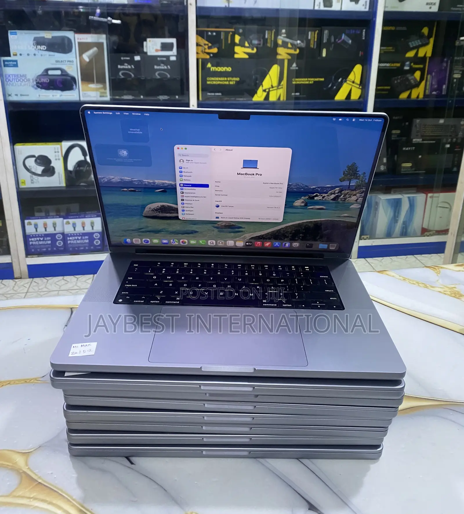 Laptop Apple MacBook Pro 2021 M1 Max 32GB Apple M1 Max SSD 512GB