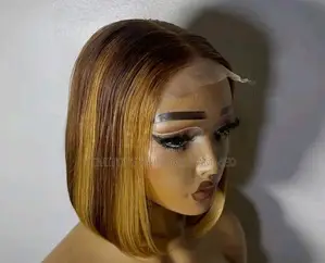 Premium Luxury Two Toned Bob Wig
