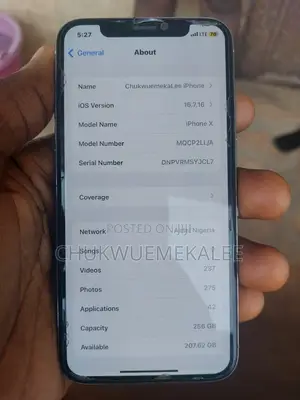 Apple iPhone X 256 GB White