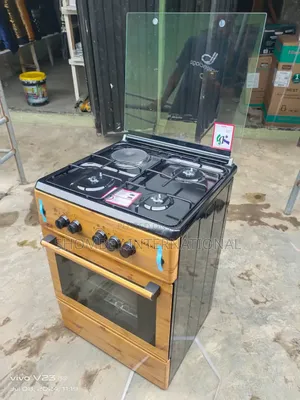 Maxi Gas Cooker 60x60 CM (3+1) Burners IGL Wood