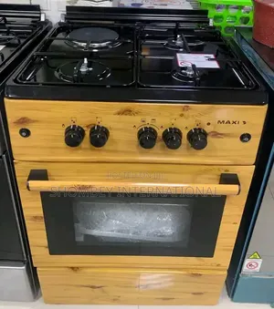 Maxi Gas Cooker 60x60 CM (3+1) Burners IGL Wood