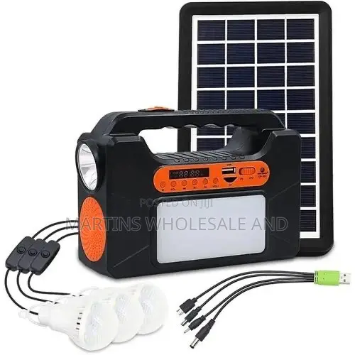 Easy Power Portable Solar Lighting System & Entertainment Kit (Commonl