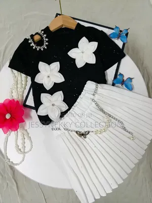 Quality Luxurious Girls Skirt and Top