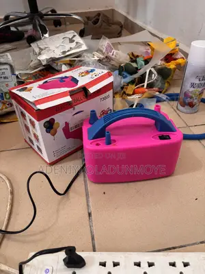 Electric Balloon Inflator With Free Balloons and Accessories
