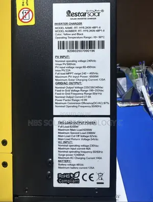 6.2kva Rester Solar Hybrid Inverter Is Now Available