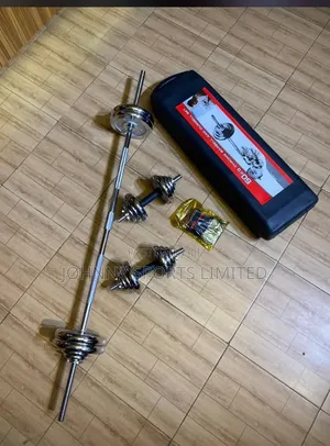 50kg Weight Set With Gym Gloves