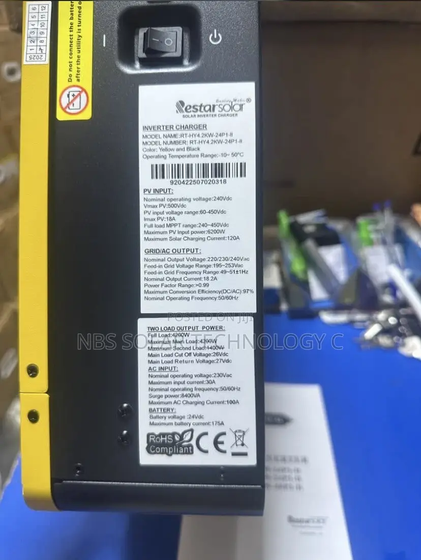 Rester Solar 4.2kva Hybrid Inverter Available