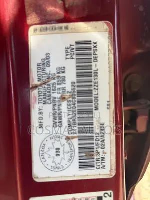 Toyota Corolla S 2004 Red