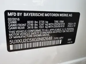 BMW X6 2016 White