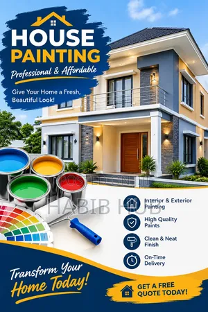 Professional House Painting – Interior Exterior & Decorative Finishing