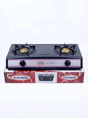 Vinikiz Double Burner Table Top Gas Cooker