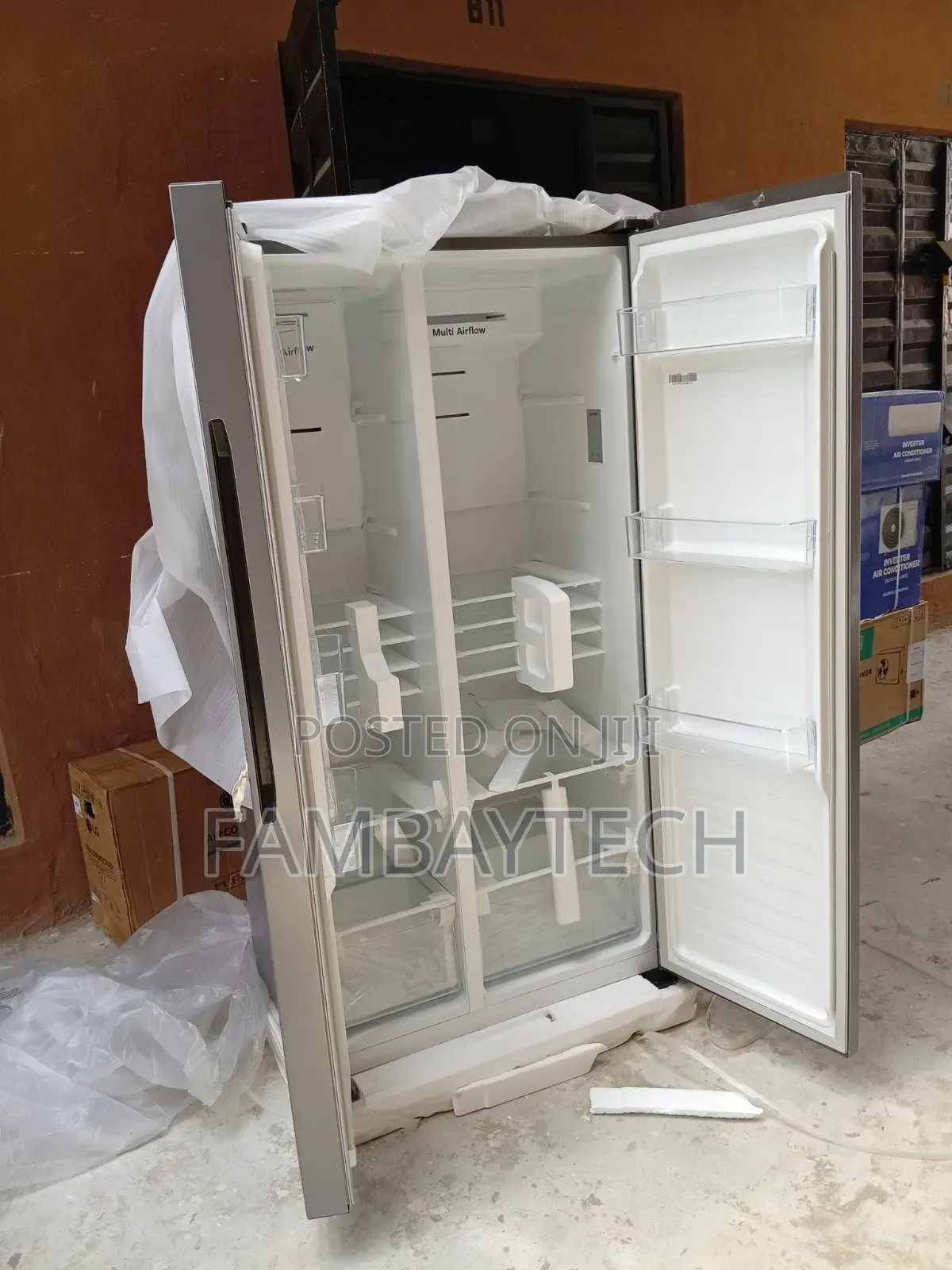 Authentic Hisense RC-67WSI Side-by-Side One-Sided Freezer & Fridge