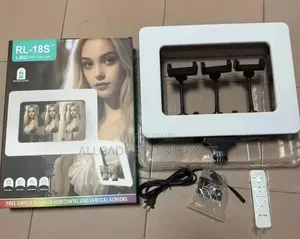 Led Light With 3 Phones Holder