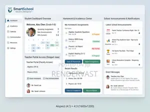 School Management System & Student Portal Development