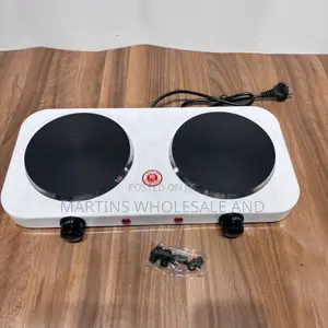 Portable Double Electric Hot Plate Cooker (2-Burner Electric Stove)