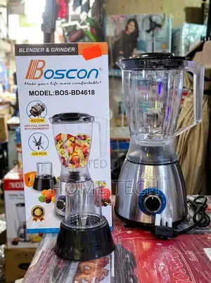 Boscon 1.5L Electric Blender With Free Grinder Cup (BOS-BD4618)