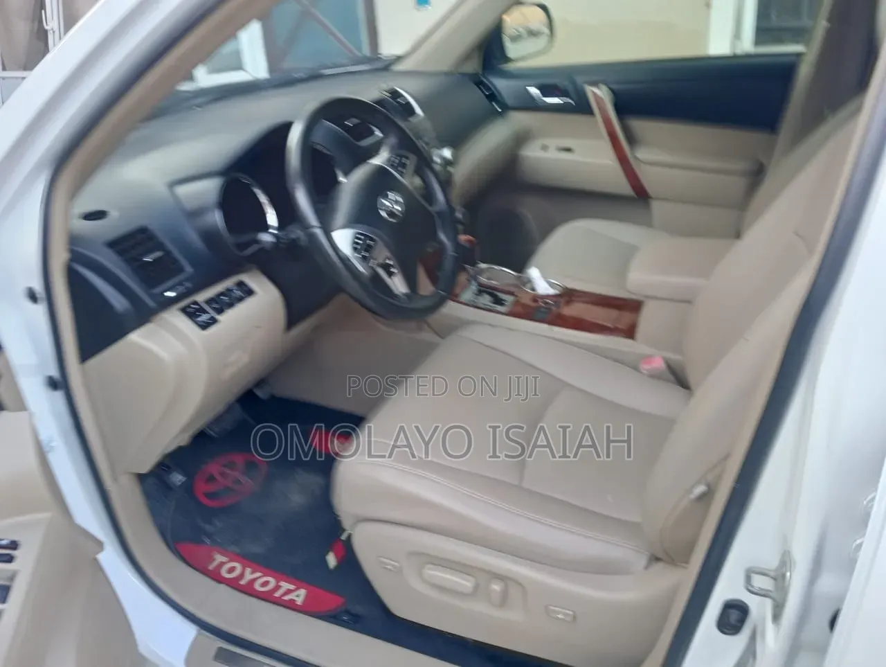 Toyota Highlander Limited 2012 Off white