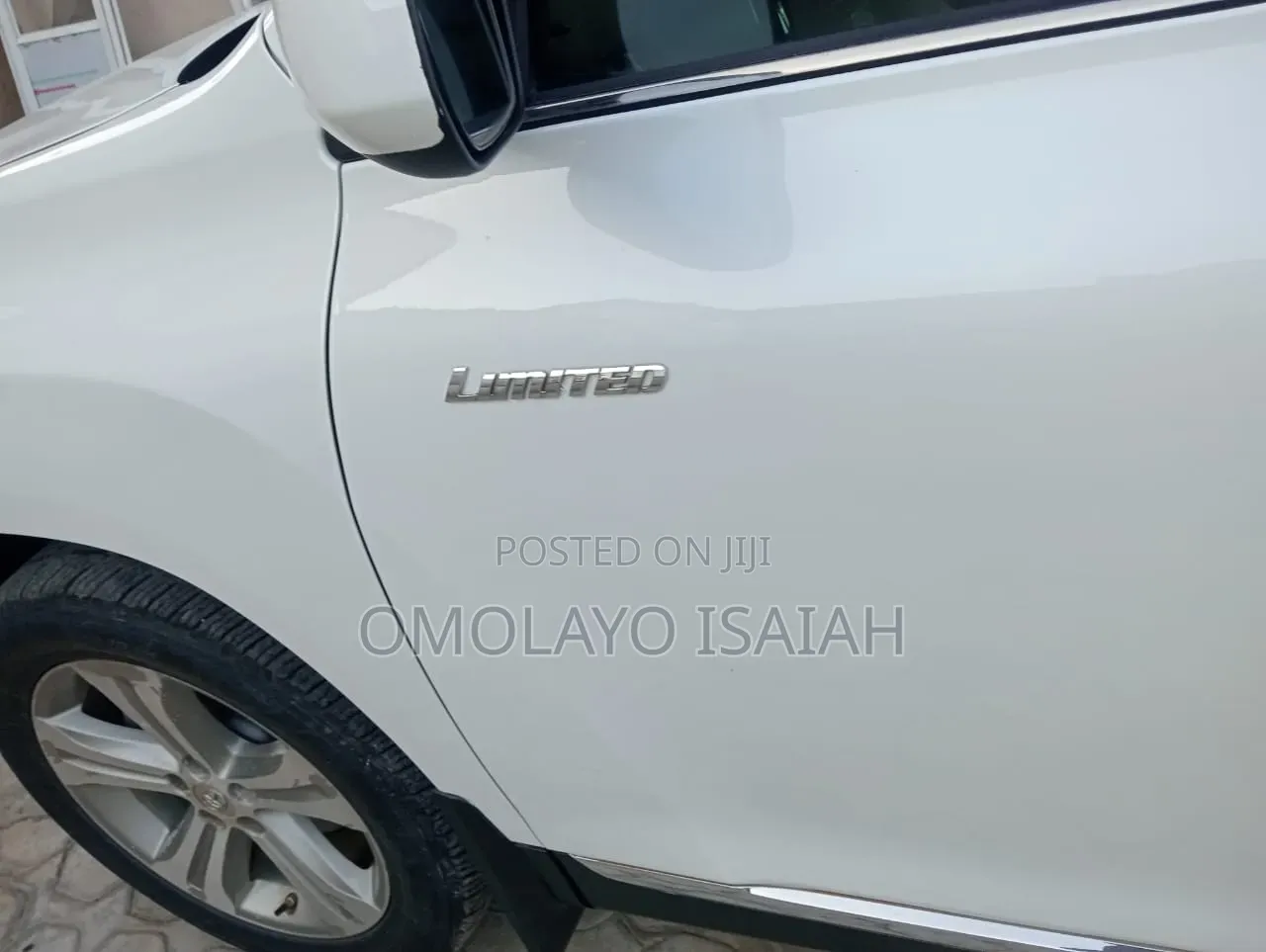Toyota Highlander Limited 2012 Off white