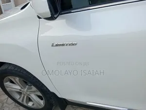 Toyota Highlander Limited 2012 Off white