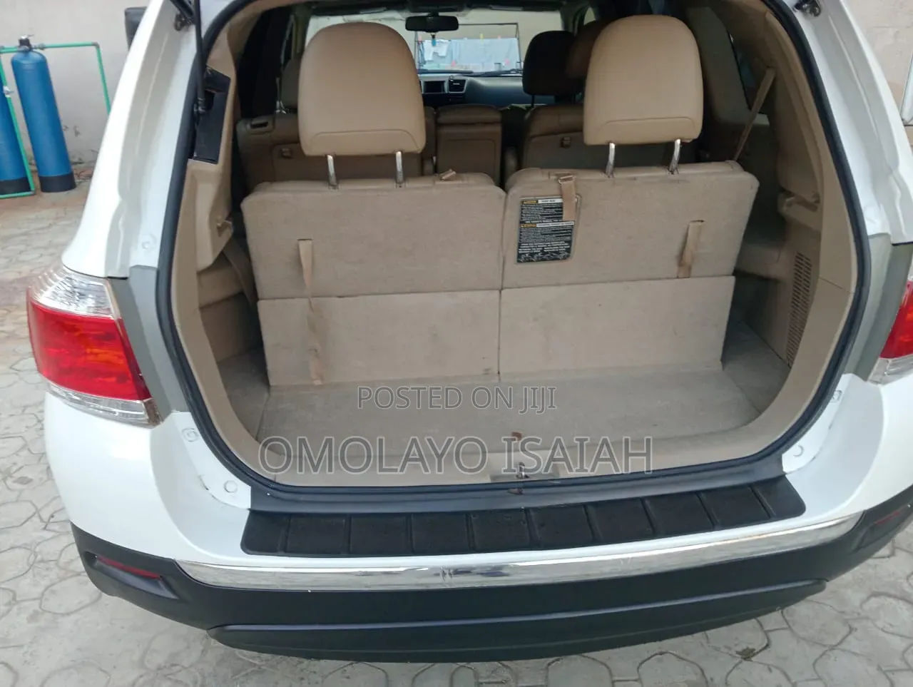 Toyota Highlander Limited 2012 Off white