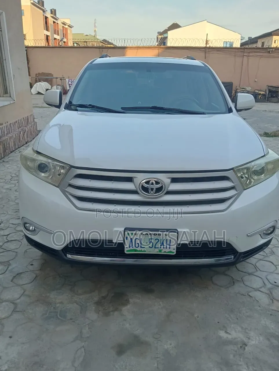 Toyota Highlander Limited 2012 Off white