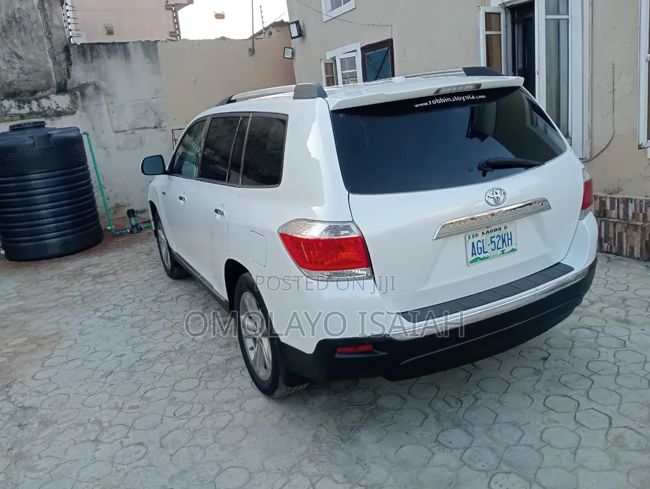 Toyota Highlander Limited 2012 Off white
