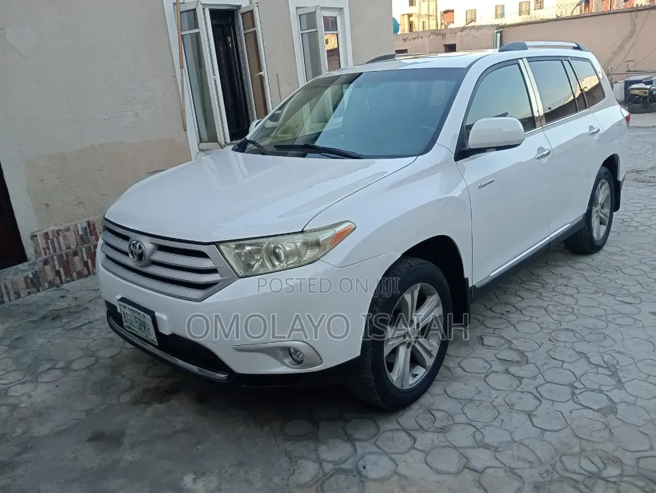 Toyota Highlander Limited 2012 Off white