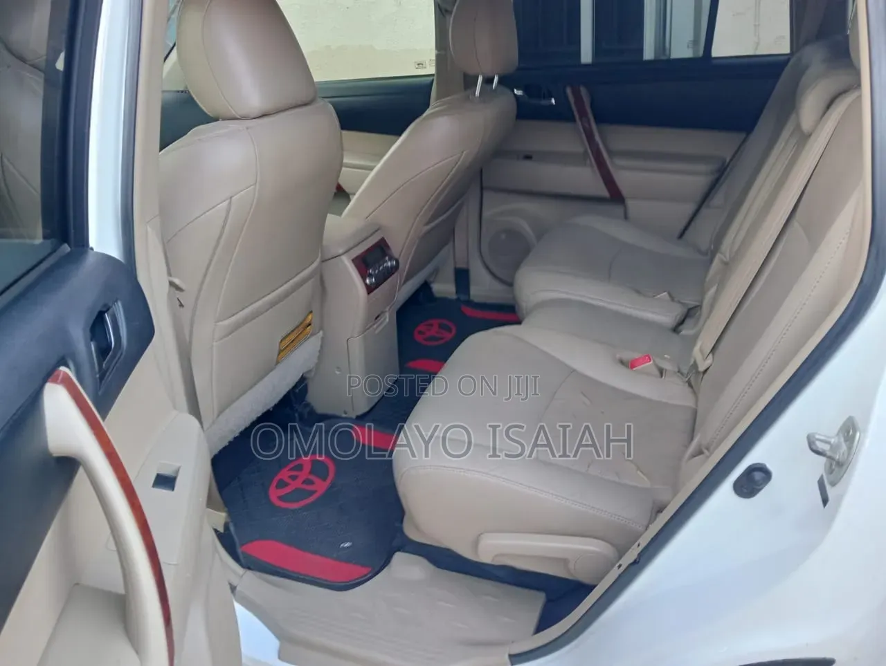 Toyota Highlander Limited 2012 Off white