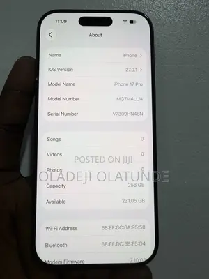 Apple iPhone 17 Pro 256 GB Blue