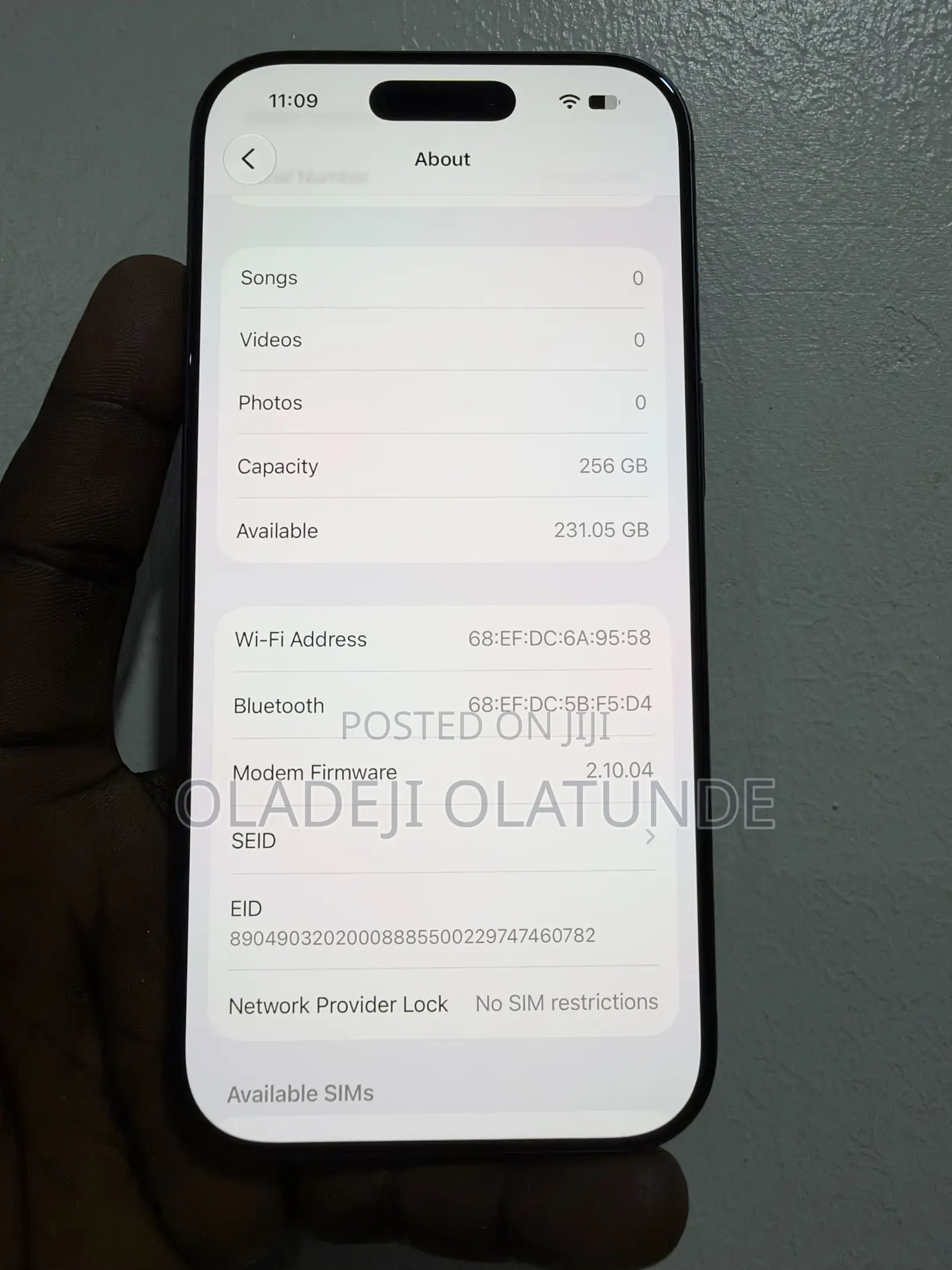 Apple iPhone 17 Pro 256 GB Blue