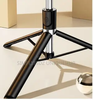 Portable Mobile Selfie Stick Phone Holder With Light & Remote