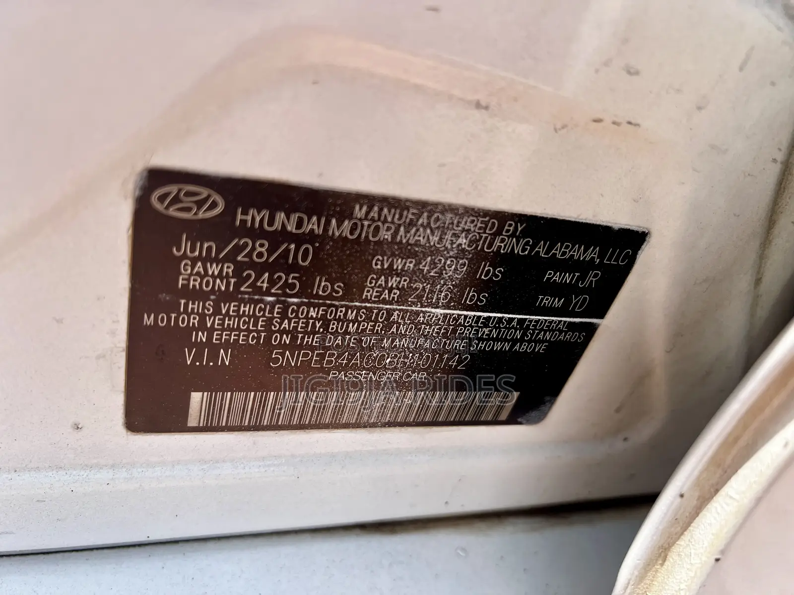 Hyundai Sonata 2013 White