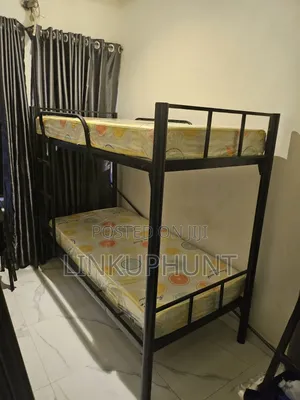 Mental Double Bunk Bed With 2 Beds