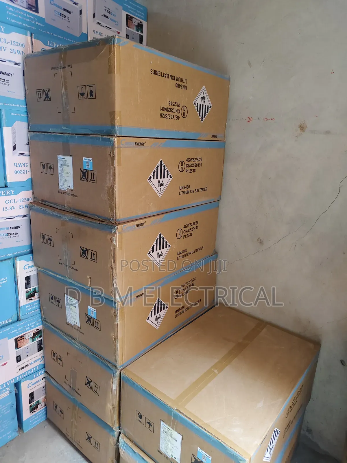 5kwh 24v Cworth Solar Lithium Battery