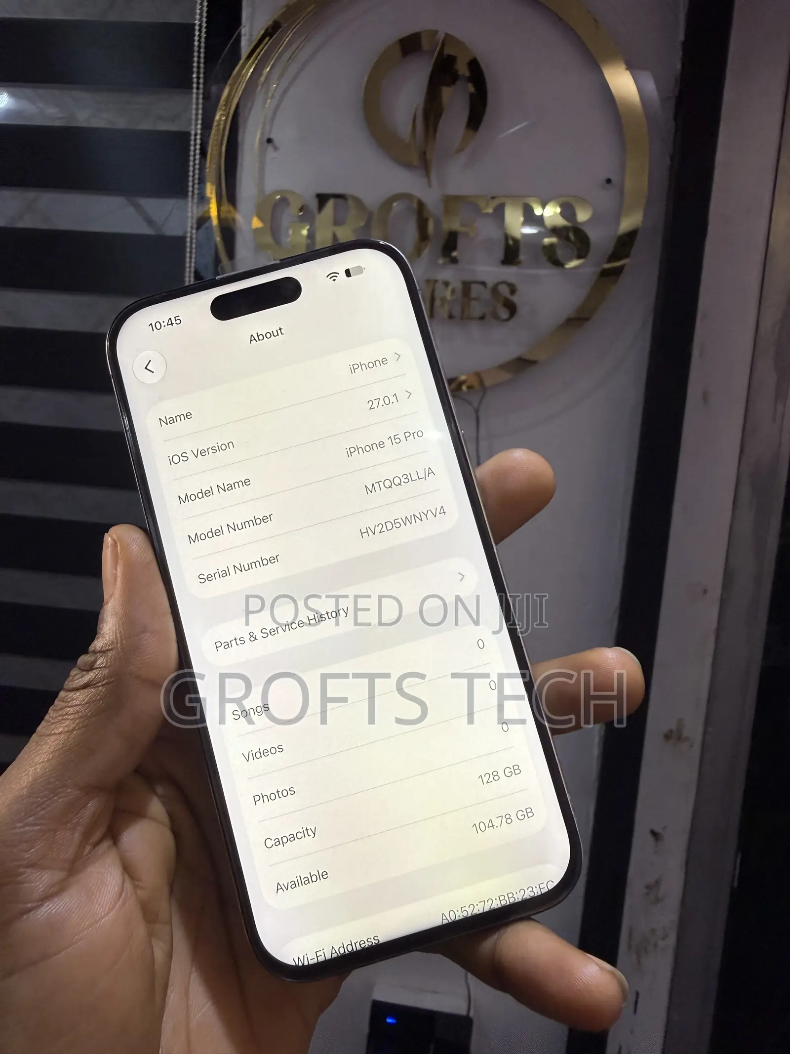 Apple iPhone 15 Pro 128 GB Silver