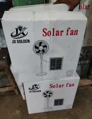 16" AC DC JX Golden Rechargeable Solar Fan Wholesale/Nigeria