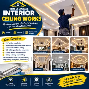 Professional POP Ceiling Installation, Modern Designs & Decorative.