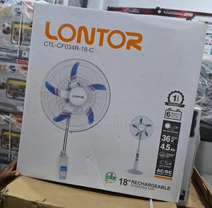 18"lontor Rechargeable Standing Fan With Warranty