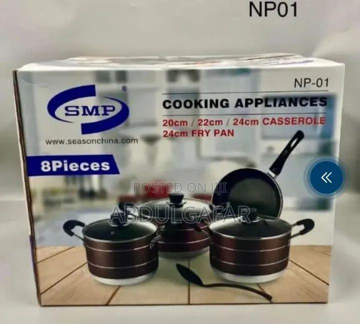 SMP 8pcs Cookware Pot Set