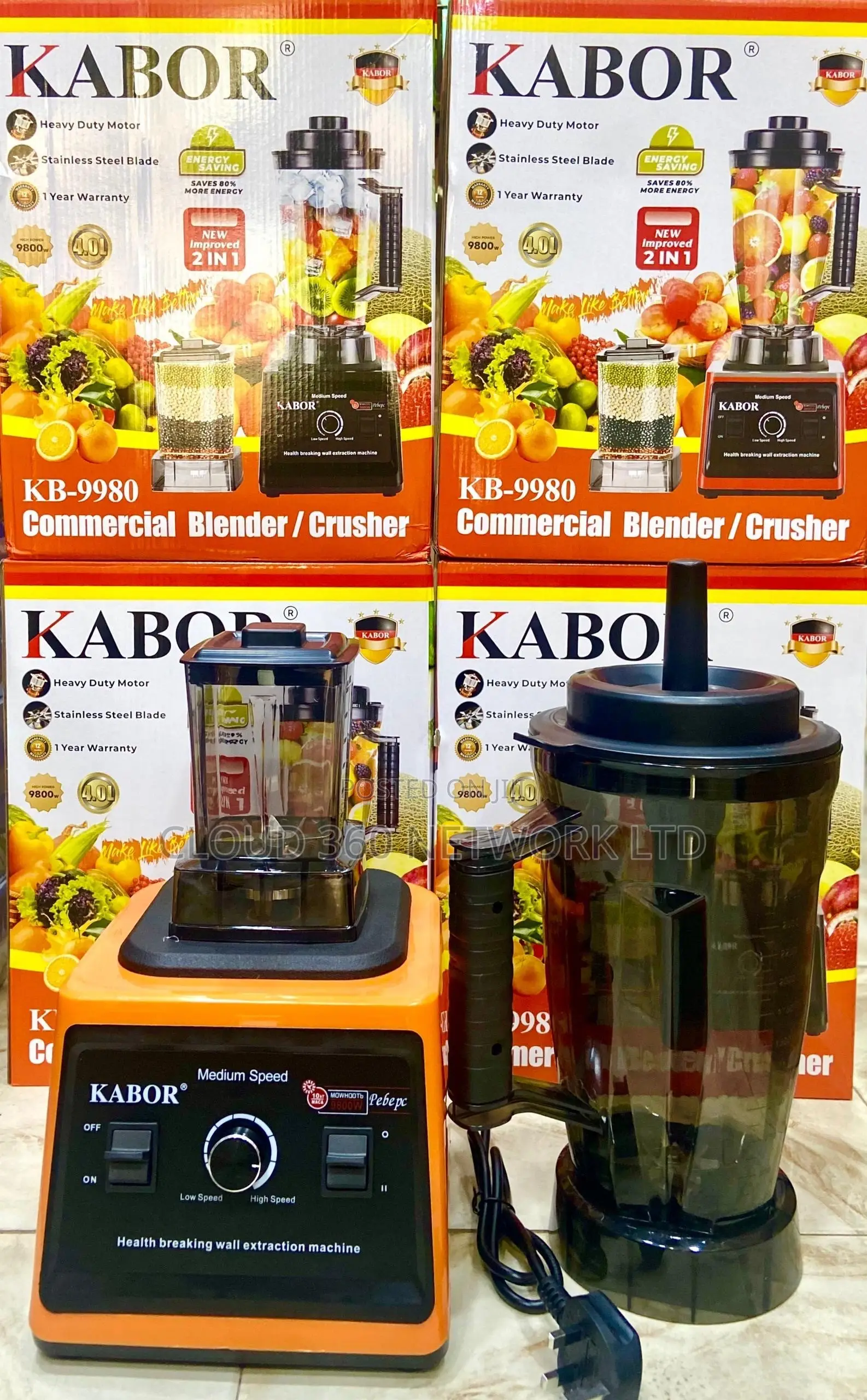 Kabor Commercial Blender/ Crusher