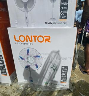 I Have Lontor 18inch Rechargeable Standing Fan