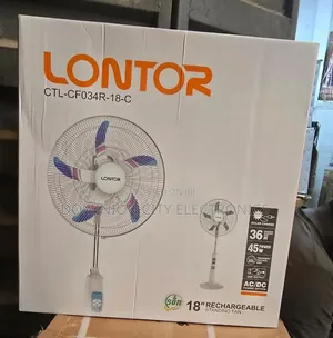 Lontor 18inch Rechargeable Standing Fan
